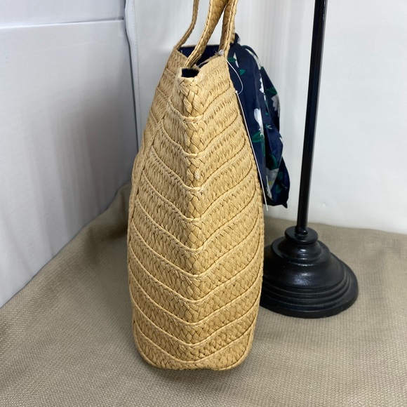 DRAPER JAMES NATURAL STRAW BAG - Picture 5 of 10